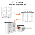 Foldable Podium Table 1300x465x950mm Exhibition Counter Display Stand