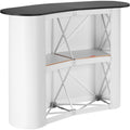 Foldable Podium Table 1300x465x950mm Exhibition Counter Display Stand