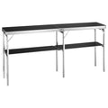 Extra Long Folding Portable Bar Table - Tradeshow Podium Table for Indoor