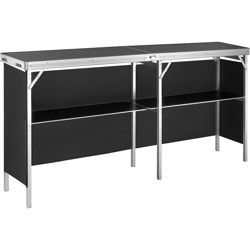 Folding Bar Table Extra Long Portable Indoor Tradeshow Podium
