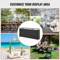Folding Bar Table Extra Long Portable Indoor Tradeshow Podium