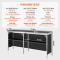 Folding Bar Table Extra Long Portable Indoor Tradeshow Podium