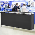 Folding Bar Table Extra Long Portable Indoor Tradeshow Podium
