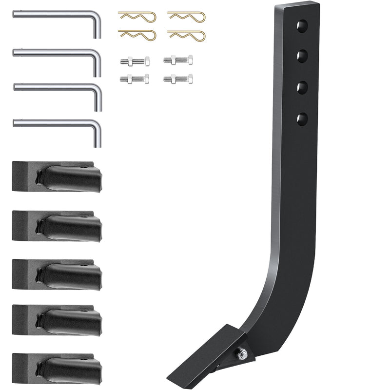 Box Blade Shank 46.4cm Scarifier 4 Holes Ripper Teeth Pins 4PC