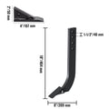 Box Blade Shank 46.4cm Scarifier 4 Holes Ripper Teeth Pins 4PC