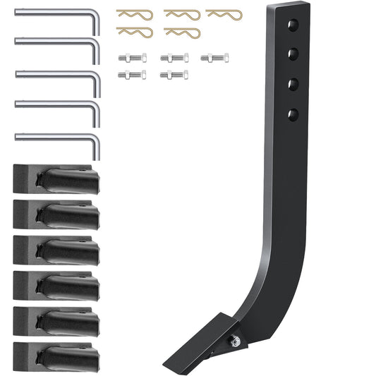 Box Blade Shank 46.4cm Scarifier 5pcs Ripper Tapered Teeth