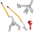 Tire Mount Demount Tool 571-622mm Manual Steel 3 Piece Orange