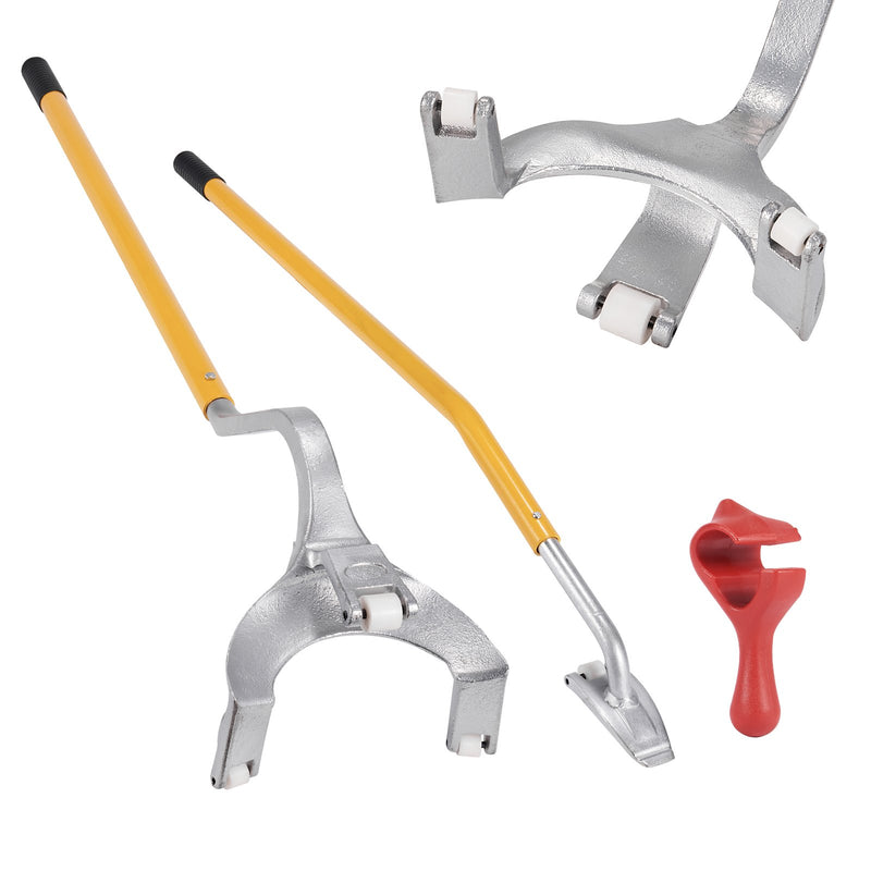Tire Mount Demount Tool 571-622mm Manual Steel 3 Piece Orange