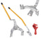Tire Mount Demount Tool 571-622mm Manual Steel 3 Piece Orange