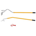Tire Mount Demount Tool 571-622mm Manual Steel 3 Piece Orange