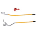 Tire Mount Demount Tool 571-622mm Manual Steel 3 Piece Orange