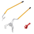 Tire Mount Demount Tool 571-622mm Manual Steel 3 Piece Orange