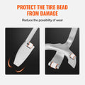 Tire Mount Demount Tool 571-622mm Manual Steel 3Pcs Orange