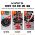 Manual Tire Changer, Portable Hand Bead Breaker Mounting Tool for 203 - 406 mm Tires, Compatible with Car Truck Trailer, Tire Mounting Machine for Home Garage Small Auto Shop