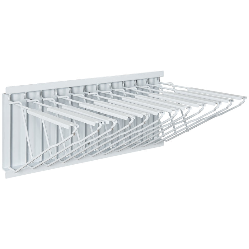Wall Mount Blueprint Rack 12 Pivot Brackets Storage Holder