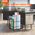 Blueprint Storage Rack 12 Slots Mobile Metal Cart Wheels Map Poster