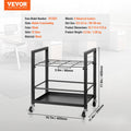 Blueprint Storage Rack 12 Slots Mobile Metal Cart Wheels Map Poster