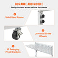 Mobile Blueprint Storage Rack 12 Pivot Brackets Adjustable Height