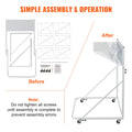 Mobile Blueprint Storage Rack 12 Pivot Brackets Adjustable Height
