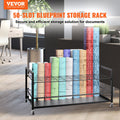 Blueprint Storage Rack 50 Slot Mobile Roll File Holder Architectural