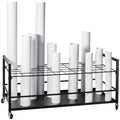 Blueprint Storage Rack 50 Slot Mobile Roll File Holder Architectural