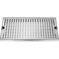 Beer Drip Tray, 304 Stainless Steel Kegerator Drip Trays with 4 Non-Slip Rubber Pads and Detachable Cover, Heat / Cold Resistant Beer Tower Drip Pan for Bar Restaurant Coffee Shop Home