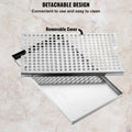 304 Stainless Steel Beer Drip Tray Kegerator with Cover 4 Pads