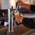 VEVOR Triple Tap Stainless Steel Beer Tower Kegerator Dispenser Kit