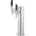 VEVOR Triple Tap Stainless Steel Beer Tower Kegerator Dispenser Kit