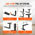Ladder Leveler Steel 29.8L Folding Stair Stabilizer Uneven Ground