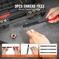 Thread Chaser Set 49-Piece UNC UNF Metric Rethreading Tool Kit Taps