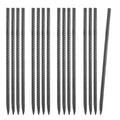 Rebar Stakes 16-Pack 406.4mm 11.5mm Galvanized Steel Ground Anchors