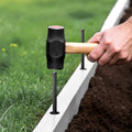 Rebar Stakes 16-Pack 406.4mm 11.5mm Galvanized Steel Ground Anchors