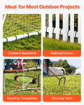 Rebar Stakes 10mm 16-Pack Galvanized Steel Ground Anchors Tent