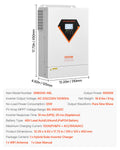 Hybrid Solar Inverter 6000W Pure Sine Wave 220V MPPT Charger
