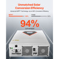 Hybrid Solar Inverter, 3500W, All in One Pure Sine Wave Power Inverter Charger, 220V AC, with Built-in 100A MPPT Solar Charger Controller, for Off-Grid System Lead Acid Lithium Battery