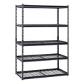 Storage Shelves, 1361 kg, 5 Tier Heavy Duty Garage Shelving, 609.6 x 1219.2 x 1828.8 mm Adjustable Metal Shelves for Industrial Shelving Unit Utility Shelf, for Kitchen, Warehouse, Basement