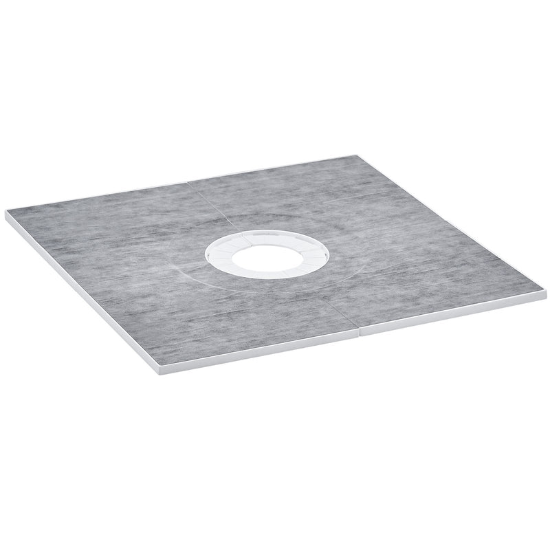 Shower Pan Kit 914x914mm 160mm Drain Lightweight EPS Bathroom