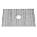Shower Pan Kit 1219x1828mm 160mm Central Drain Lightweight EPS