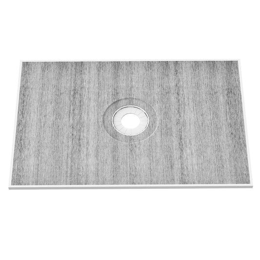 Shower Pan Kit 1219x1828mm 160mm Central Drain Lightweight EPS