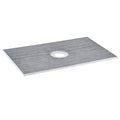 Shower Curb Kit 1524x965mm Central Drain Waterproof Pan