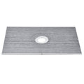 Shower Curb Kit 1524x965mm Central Drain Waterproof Pan