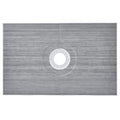 Shower Curb Kit 1524x965mm Central Drain Waterproof Pan