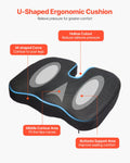 Memory Foam Seat Cushion Pressure Relief Office Car Travel Portable