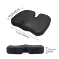 Seat Cushion, Cooling Gel + Memory Foam Seat Cushion, Pressure-Relief Wheelchair Seat Pad with U-Shaped Cutout & Removable Cover, Lightweight and Portable for Travel, Car, Office, Airplane