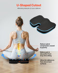 Cooling Gel Memory Foam Seat Cushion U-Shape Pressure Relief