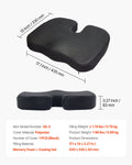 Cooling Gel Memory Foam Seat Cushion U-Shape Pressure Relief