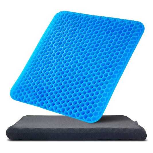 Cooling Gel Seat Cushion Hip Back Pressure Relief Chair Pad