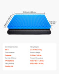 Cooling Gel Seat Cushion Hip Back Pressure Relief Chair Pad