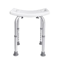 Shower Chair, Adjustable Height Shower Stool with Built-in Handles, Shower Seat for Inside Shower or Tub, Non-Slip Bench Bathtub Stool Seat for Elderly Disabled Handicap, 158.8 kg Capacity